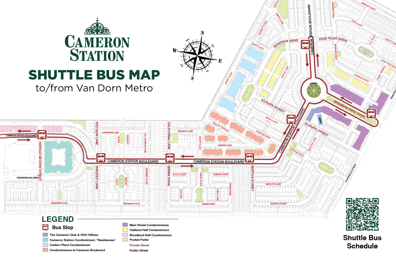 Shuttle Bus Map 2025