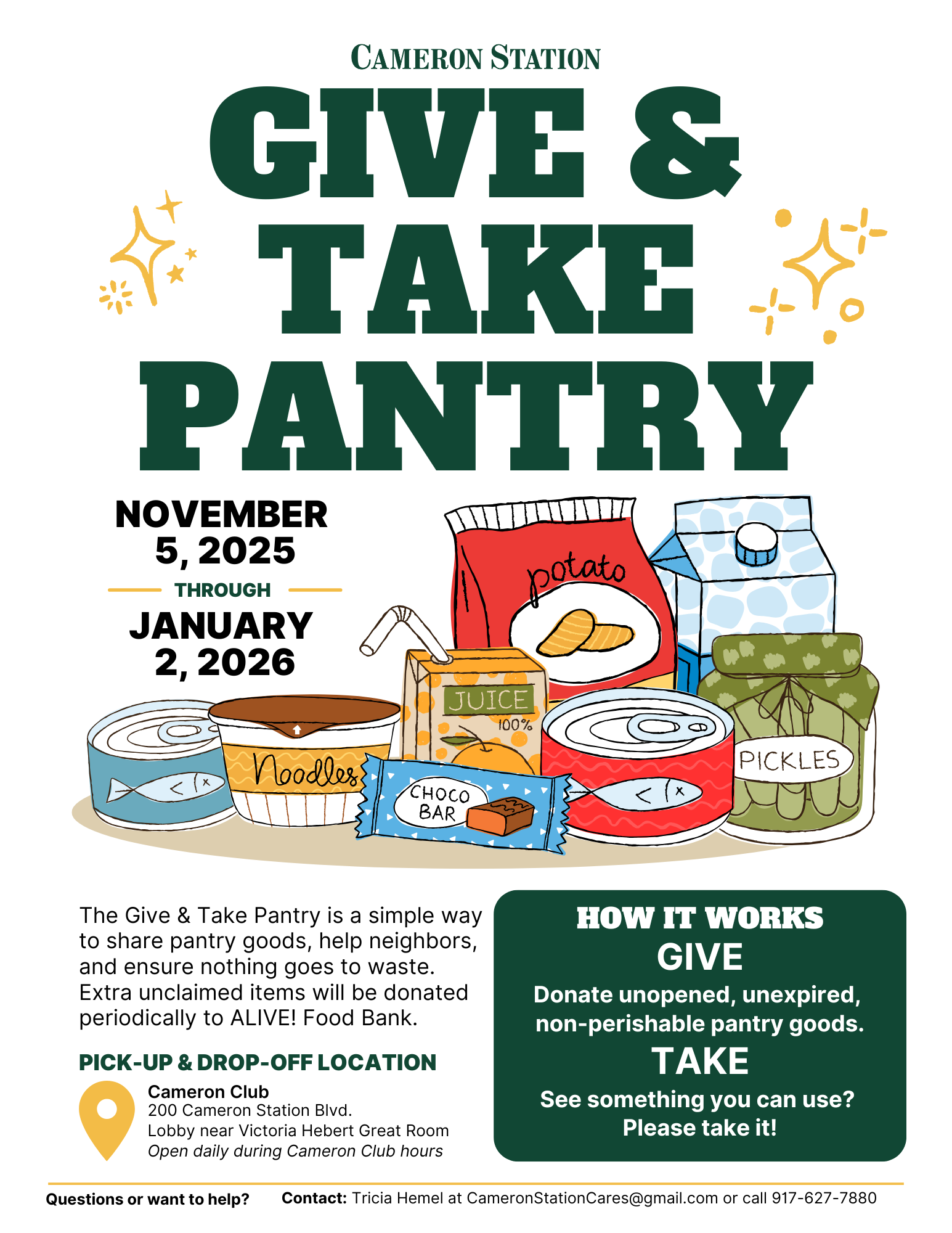 Give Take Pantry Flyer