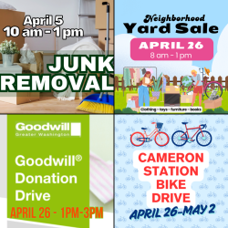 Spring Cleaning Season in Cameron Station: Declutter, Donate & Make a Difference!